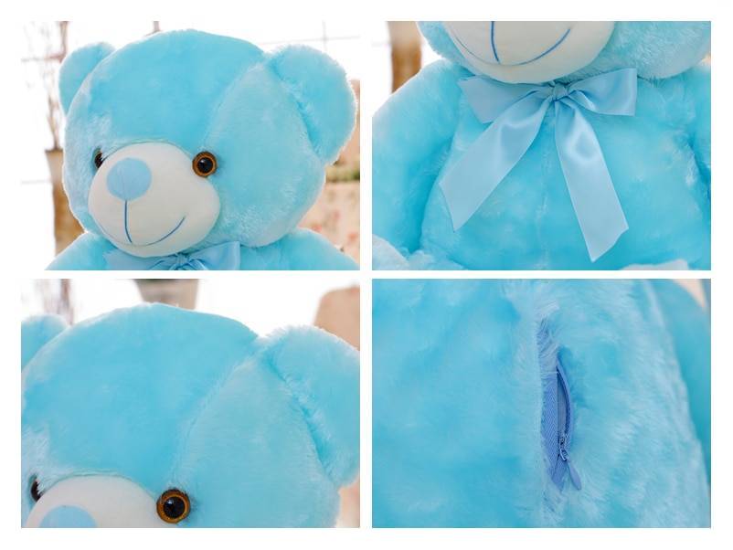 50cm Creative Light Up LED Teddy Bear Stuffed Animals Plush Toy Colorful Glowing Christmas Gift for Kids Pillow 50cm Creative Light Up LED Teddy Bear Stuffed Animals Plush Toy Colorful Glowing Christmas Gift for Kids Pillow Toys Height : About 50cm