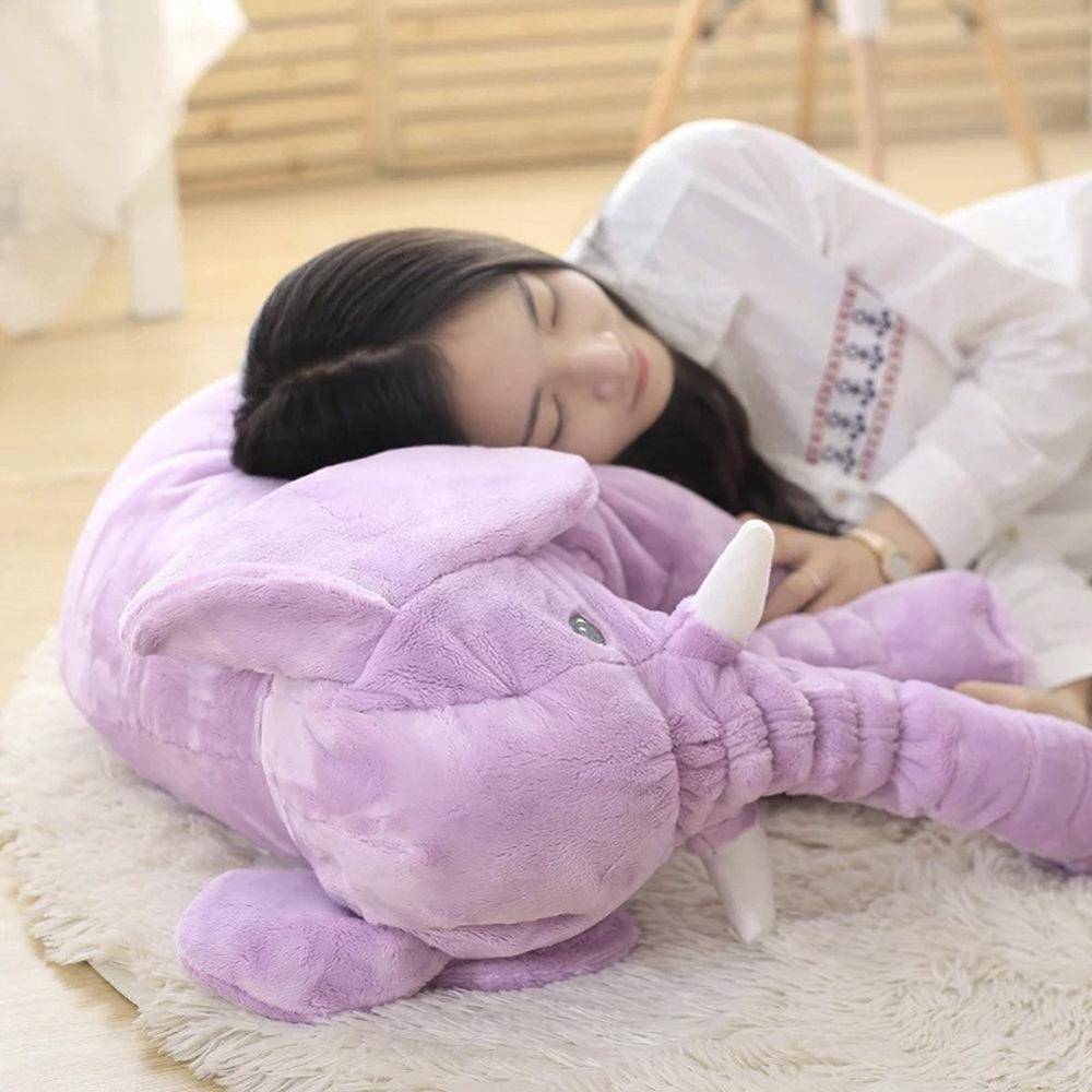 40cm/60cm Height Large Plush Elephant Doll Toy Kids Sleeping Back Cushion Cute Stuffed Elephant Baby Accompany Doll Xmas Gift 40cm/60cm Height Large Plush Elephant Doll Toy Kids Sleeping Back Cushion Cute Stuffed Elephant Baby Accompany Doll Xmas Gift Toys Height : 40cm|60cm